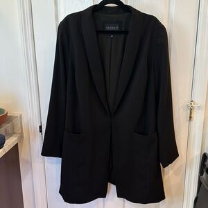 Eloquii Women's Black Blazer Jacket